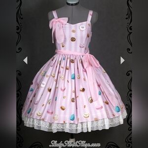 Pink Macarons Dress by Lady Sloth